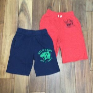 Boys sz 8 summer sweat shorts sporty lightweight fleece casual beachy park cool